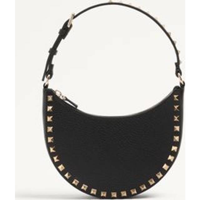 Valentino Garavani Hobo Bags - Rockstud Hobo Bag - black - Hobo Bags for ladies - unisize