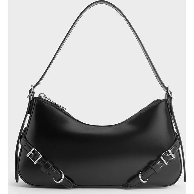 Charles & Keith - Sloane Shoulder Bag - Noir