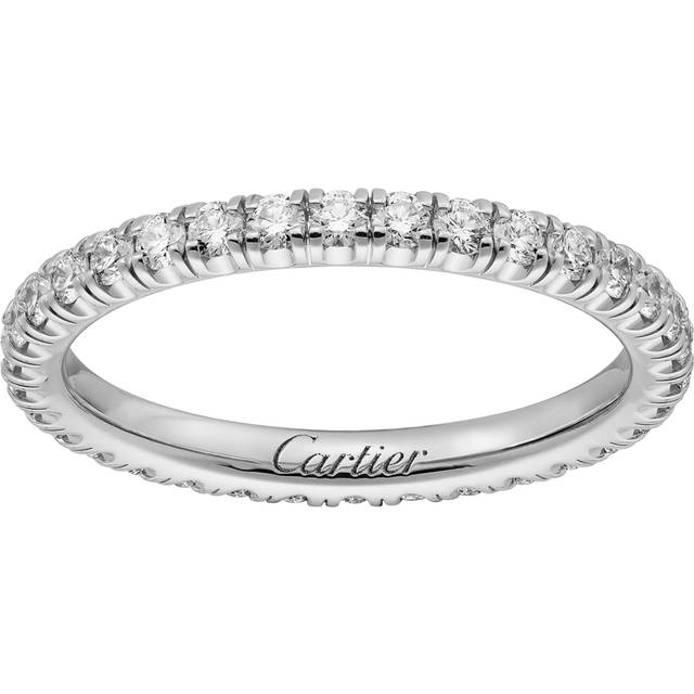 White Gold and Diamond Étincelle de Cartier Wedding Band - 51