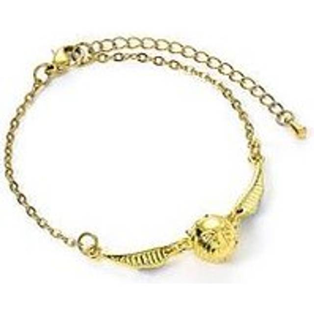 Harry Potter 3D Golden Snitch Gold Tone Bracelet, One Colour, Women