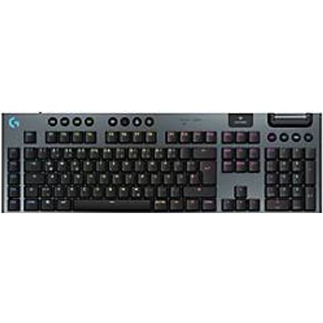 Logitech G Trådlöst G915 X LIGHTSPEED-speltangentbord med låg profil in Svart, Deutsch (Qwertz)