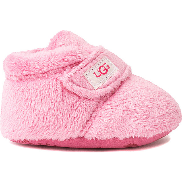 Ugg Pink Baby Bixbee Booties and Lovey Blanket Gift Set Eur 20.5 /4.5 Uk Kids - PINK