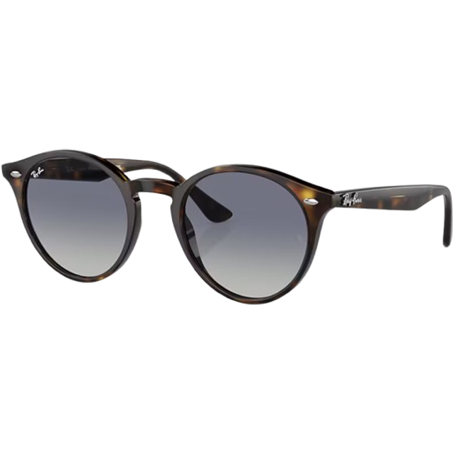 Ray-Ban 0RB2180 710/4L, ROUND Sunglasses, UNISEX, available with prescription - Havana
