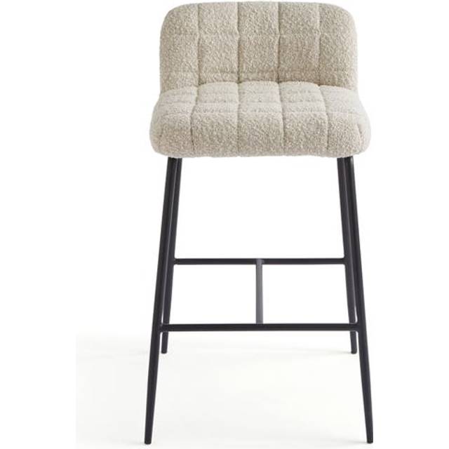 Caden Counter Height Bar Stool, Boucle - Mushroom