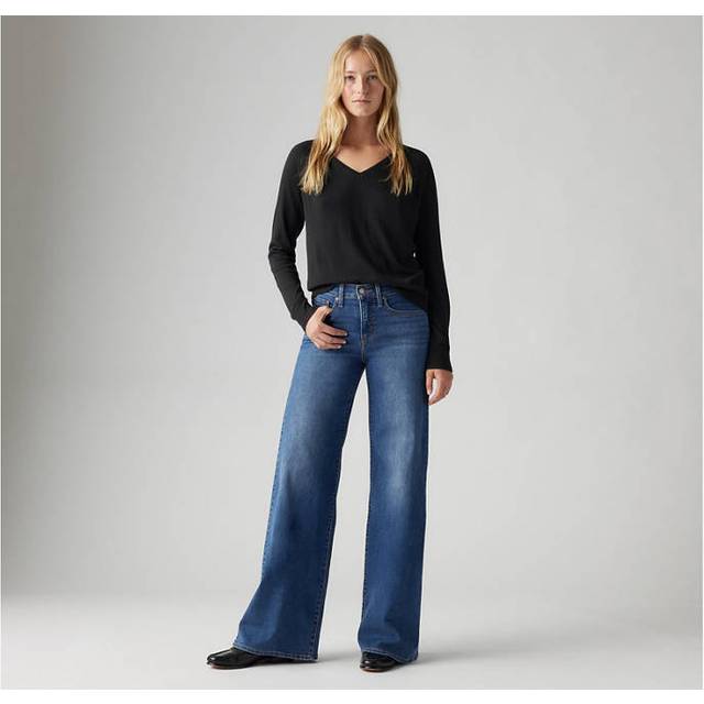318™ formade jeans med vida ben - Blue - 26X30