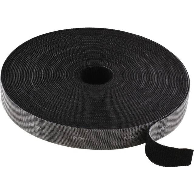 Kardborreband Rulle 5M Svart 20mm