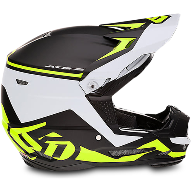 6D ATR-2Y Drive Barn Crosshjälm Neongul