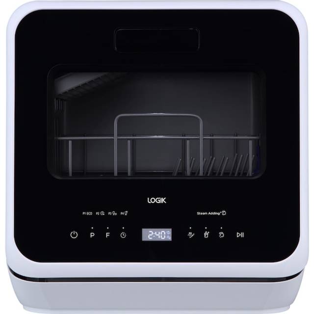 Logik Bänkdiskmaskin LDW2PB24E (svart/vit)