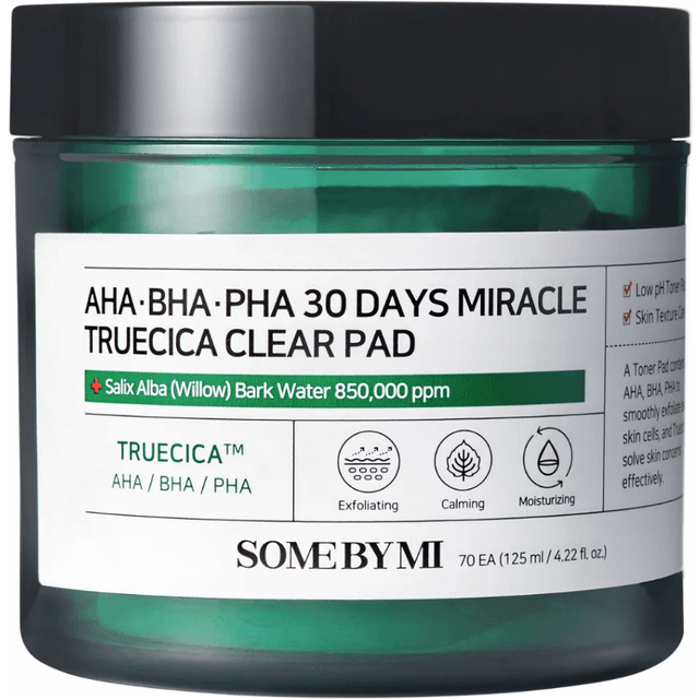 SOME BY MI - AHA, BHA, PHA 30 Days Miracle Truecica Clear Pad 70 pcs
