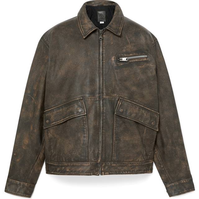Bomber en cuir Strafford - Marron - L