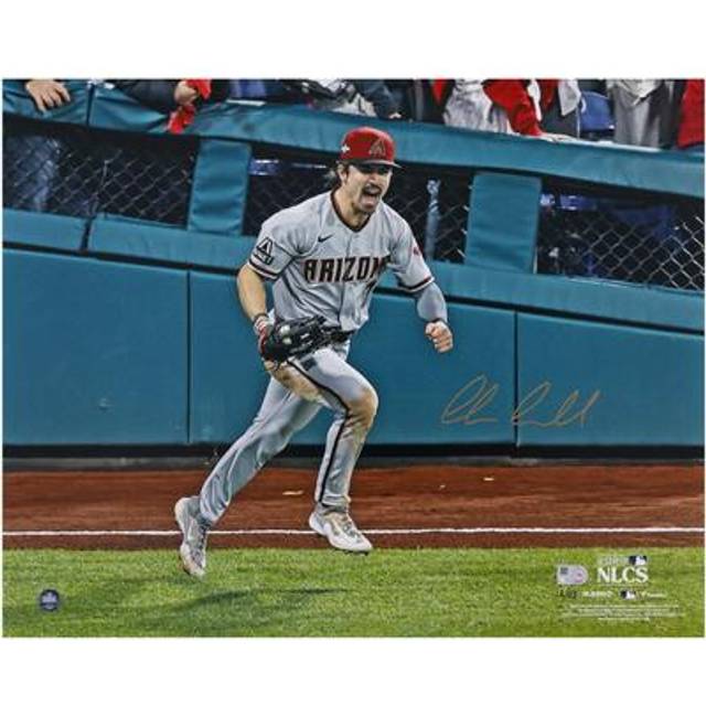 Corbin Carroll Arizona Diamondbacks Autographed 2023 NLCS Champions 16" x 20" Celebration Photograph - Signed in Gold Ink - Limited Edition of 23