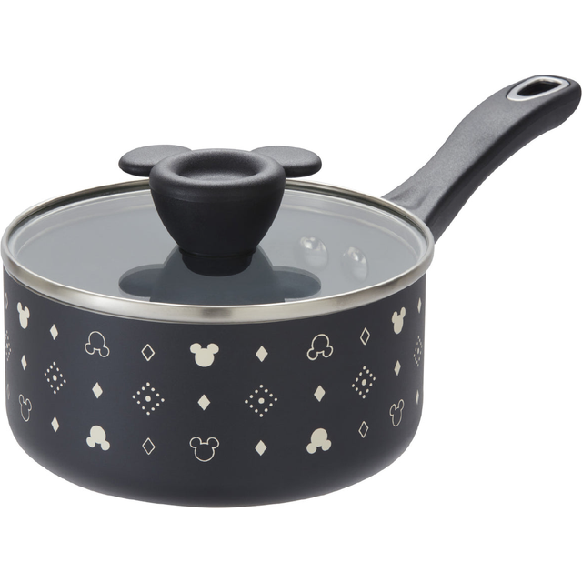 Prestige:Disney Monochrome Mickey Mouse: Ceramic Non-Stick Saucepan & Lid