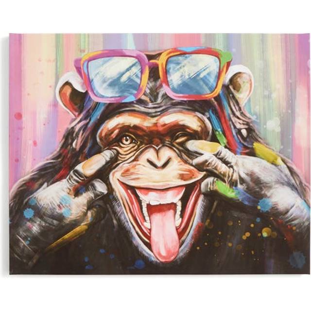 Cheeky Monkey Canvas - Multicolor