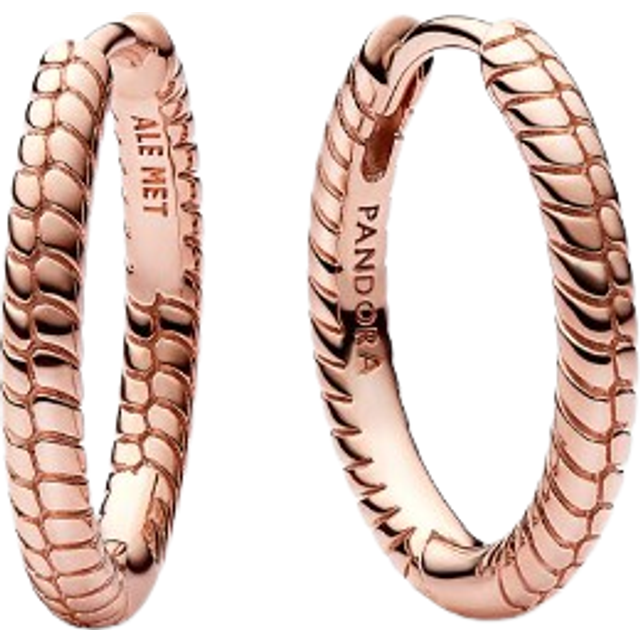 Pandora MOMENTS Liten Charm Hoop Silver 925 Örhängen