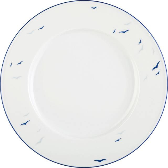 Emmalee 26cm Porcelain Dinner Plate - Blue (26cm W X 26cm W)