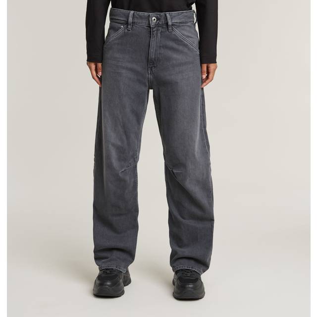 Eve Low 3D Wide Leg Jeans - Grey - Women