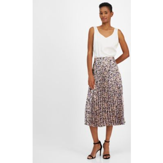 Boss Hugo Boss Vlissa Pleated Midi Skirt