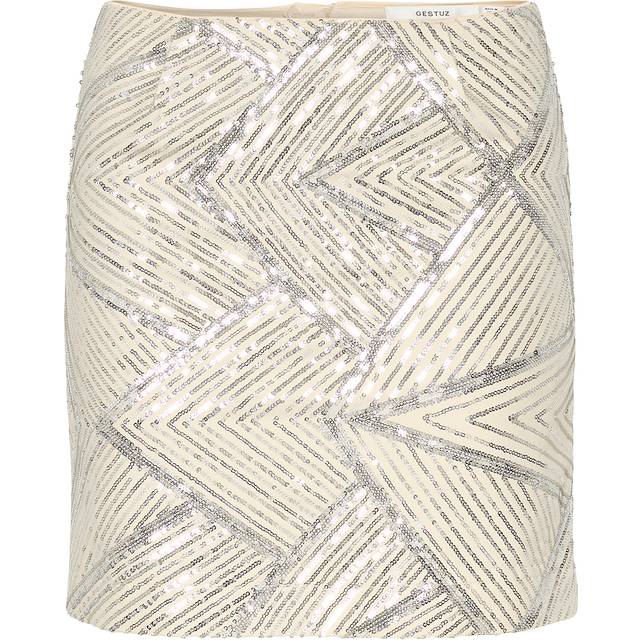 Golden Sequin Tight Fit Skirt