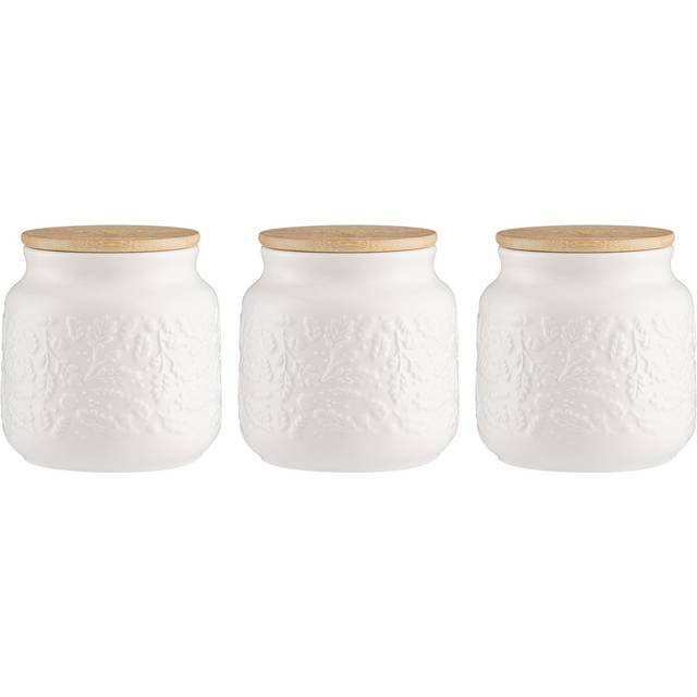 Price & Kensington Acorn Set Tea, Coffee, Sugar Storage Jars - Cream