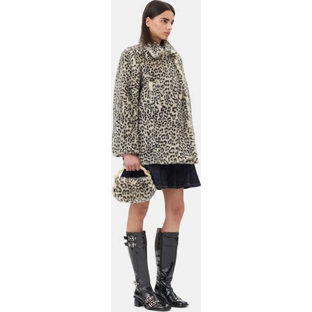 Ganni Ganni | Bou Bag Mini Fur Print | bags Multi ONE SIZE - Leopard (ONE SIZE)