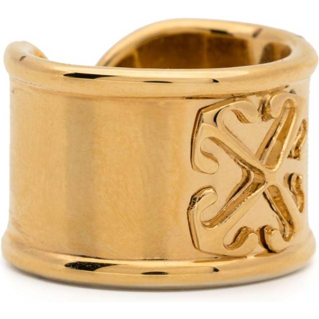 Off-White - Arrow ring - women - Brass - 54 - Gold