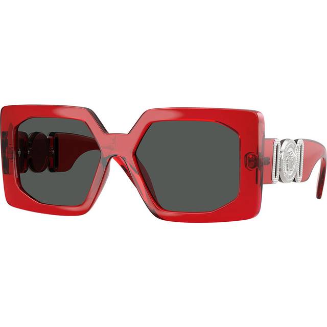 Versace Woman VE4478U  550087 Sunglasses Injected Red Grey Squared Normal