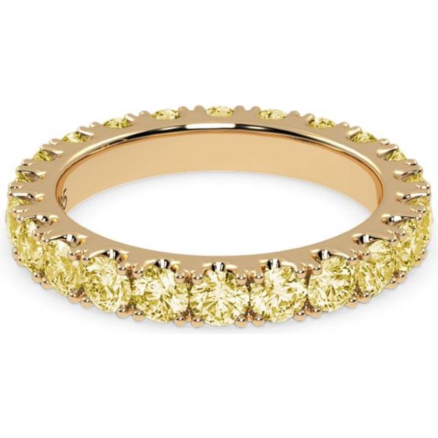 VEYNOU - 18kt recycled yellow gold Elara Memory diamond ring - women - 18kt Recycled Gold/Lab Grown Diamond - 54