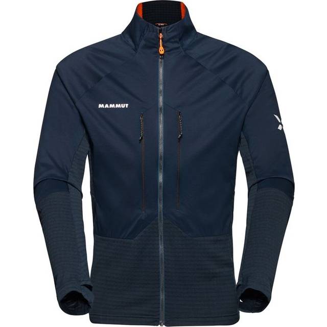 Mammut Eiger Nordwand Midlayer Hybrid Jacket Fleecejacka Herr Storlek L Färg blå