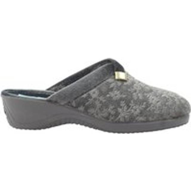 Amaretto Mule Slippers - Grey - 6