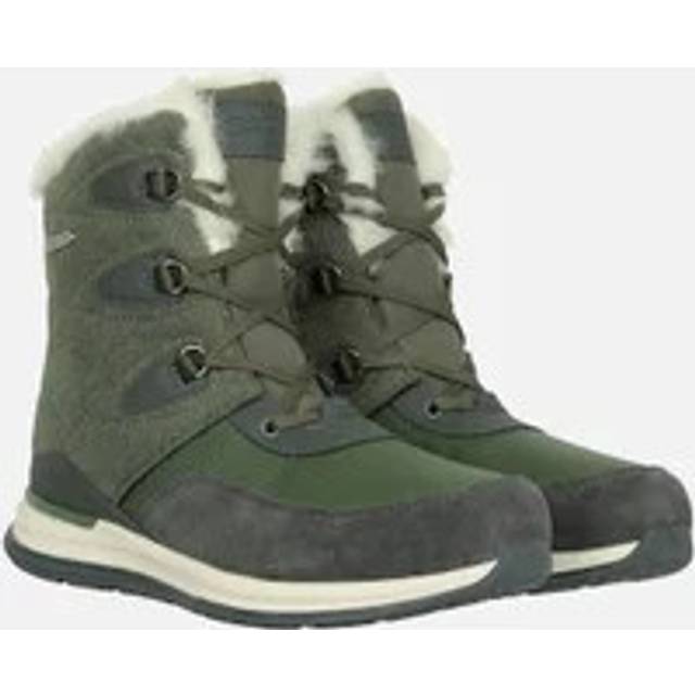 Mountain Warehouse Womens/Ladies Ice Crystal Waterproof Snow Boots 5 UK green/khaki