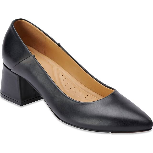 Fiorela Go-To Mid Heel Black - 7.5