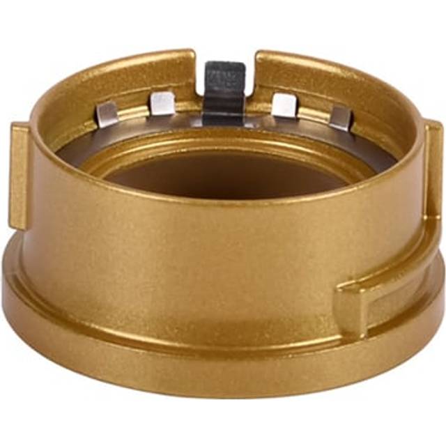 Integral Accentplus Spotlight GU10 Brushed Gold Bezel