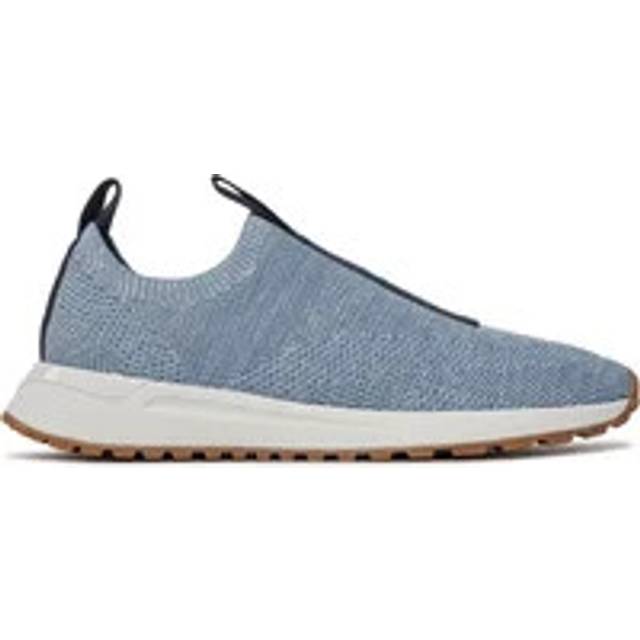 Clear Blue Slip-On Trainers