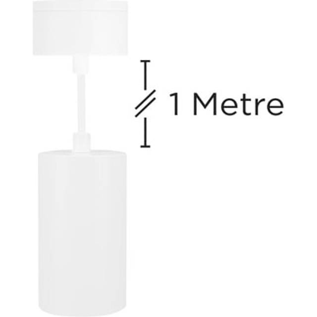 Integral ILNEV021 Accentplus 100mm Dia 56mm GU10 Base Surface Track Mounted Suspended Pendant