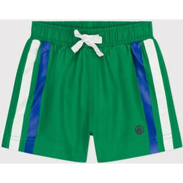 Petit Bateau Badbyxor Med Ränder Grön | Grön | 12 months