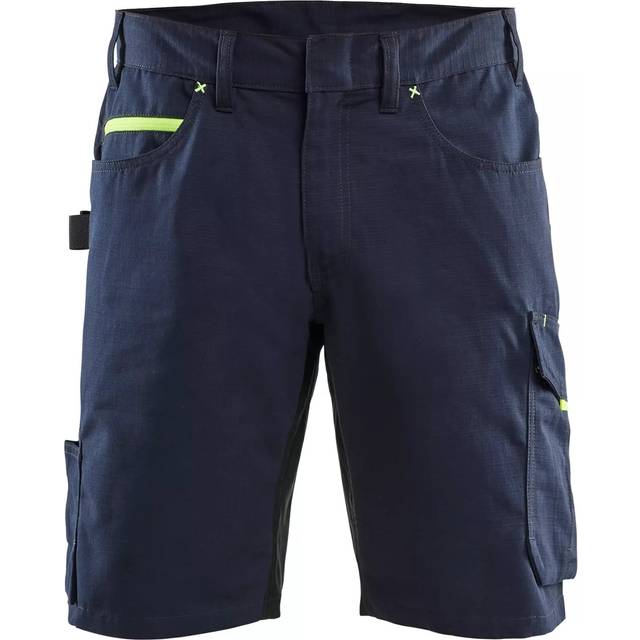 BLÅKLÄDER Serviceshorts 14991330 (Kulör: Marinblå / Varselgul Storlek: C56)