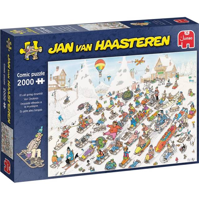 Jumbo Jan Van Haasteren It’s all Going Downhill 2000 Pieces