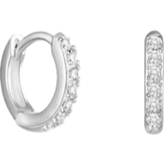 Simply Silver Simply Silver Sterling Silver 925 Cubic Zirconia Mini Hoop Earrings