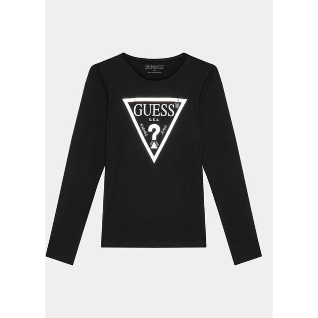 Girl's long-sleeve T-shirt Guess Core - Noir - 16 years