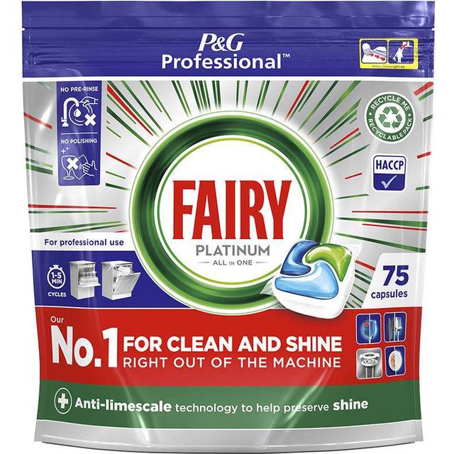 Diskmaskin kapslar Fairy Platinum (75 antal)