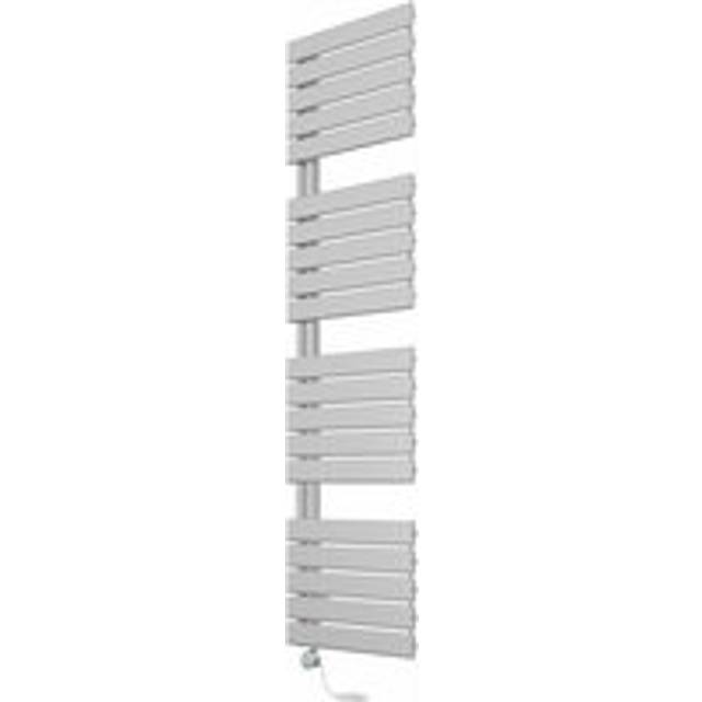 Electric Prefilled Heated Towel Rail Flat Panel Thermostatic Heating Warmer 1800x500mm Chrome