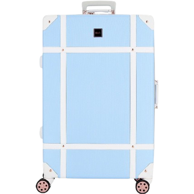 Rock Luggage Vintage Hard Shell Suitcase - Pink
