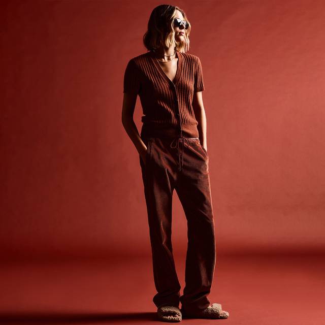James Perse Corduroy Wide Leg Pant