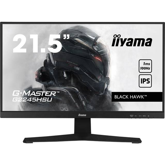 iiyama G-Master G2245HSU 22 IPS Full HD 100Hz 1ms Gaming Monitor - Black