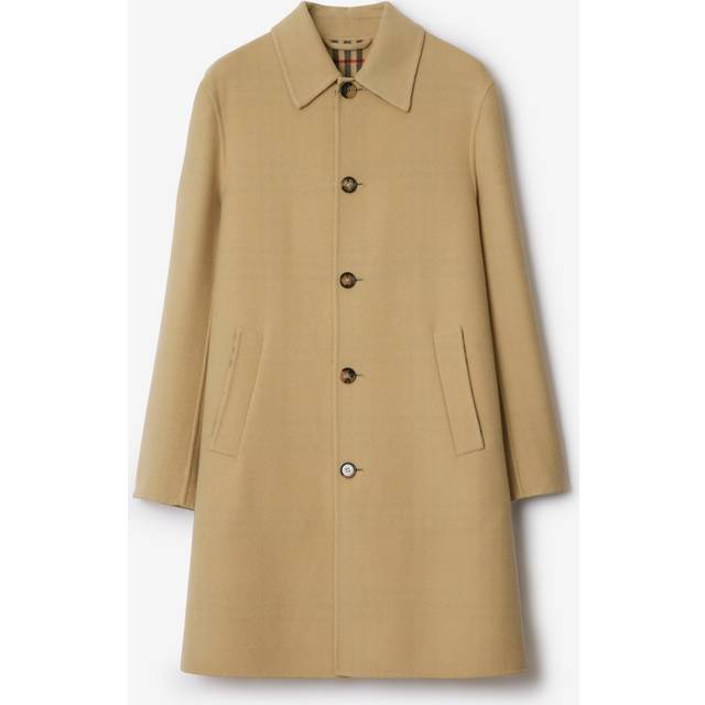 Burberry Mid-length Wool Car Coat - Beige/Sand - 50