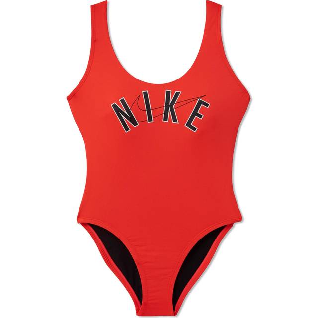One piece Swimsuit with Contrasting Logo-Print size L (L)