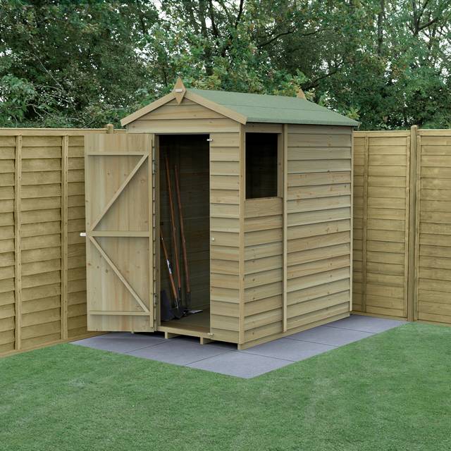 4LIFE Apex Shed 4x6 - Installation Included / 1 / Without Base