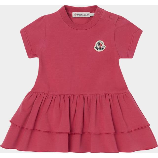 Moncler, Dresses, unisex, Red, 18 M, Dress with Logo