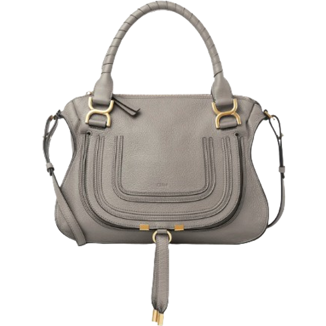 Chloé Crossbody Bags - Marcie Shoulder Bag Large - grey - Crossbody Bags for ladies - unisize
