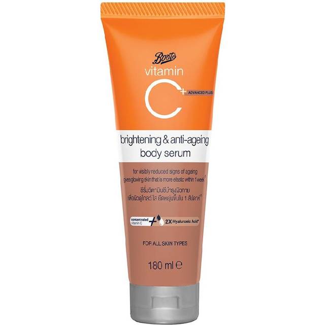 Boots Vitamin C Advanced Plus Brightening & Anti-Ageing Body Serum 180 ml. 180 ml.